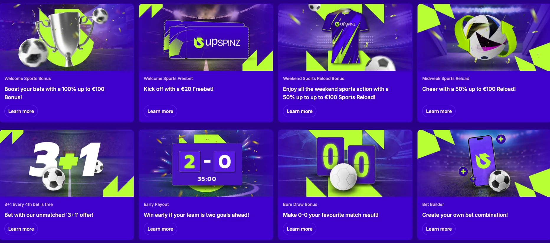 Betoranje Casino sportbonussen en sportsbook promoties